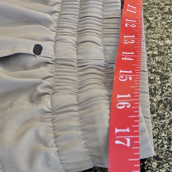 bcg ACADEMY LTD Training Stretch Pants w/ Pockets Tan Khaki Athletic Men size L - Picture 13 of 16